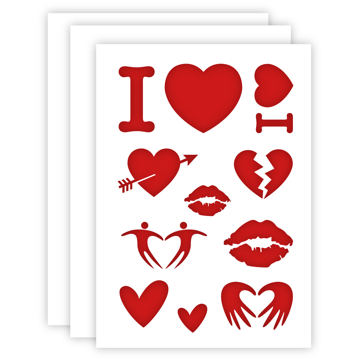 QBIX A3 Icon Stencils