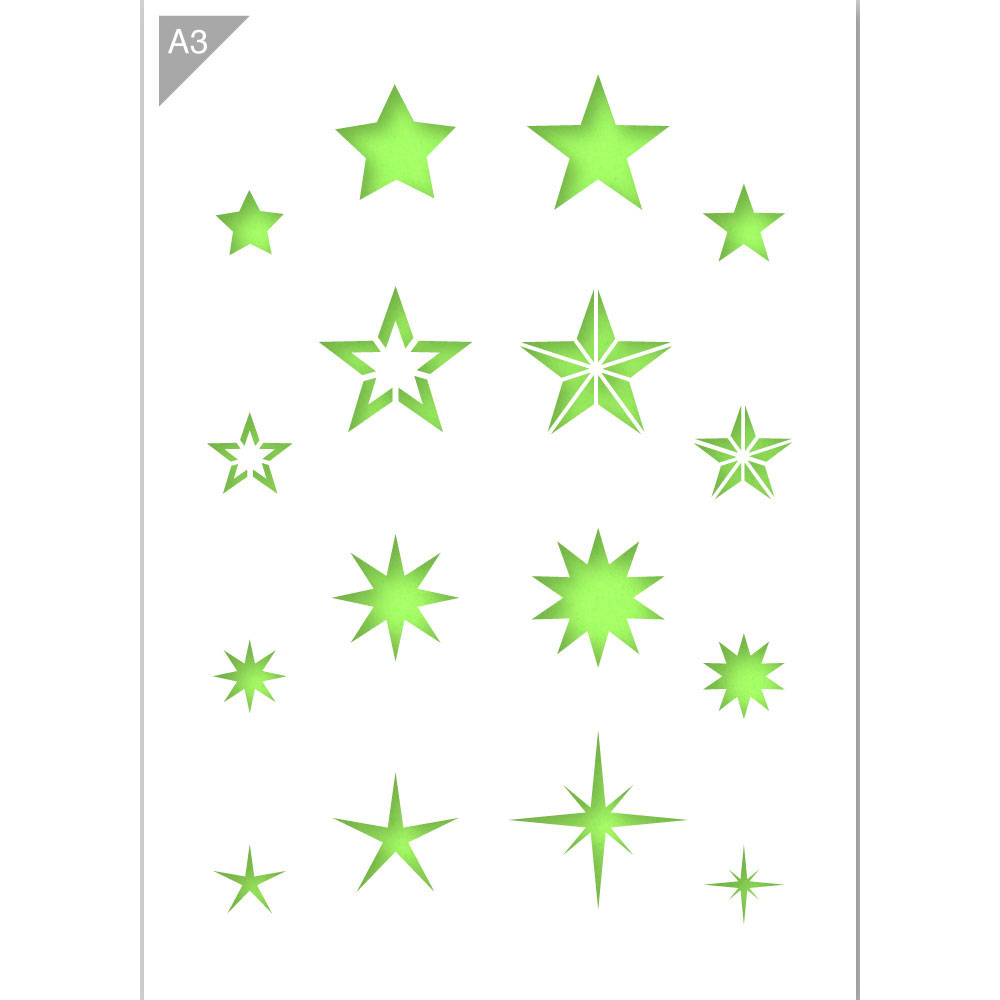 QBIX A3 Shape Stencils